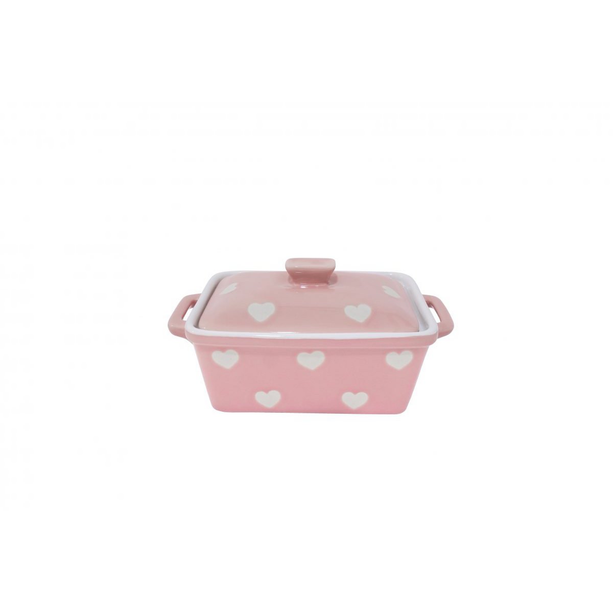 Beurrier rose avec coeurs Isabelle Rose