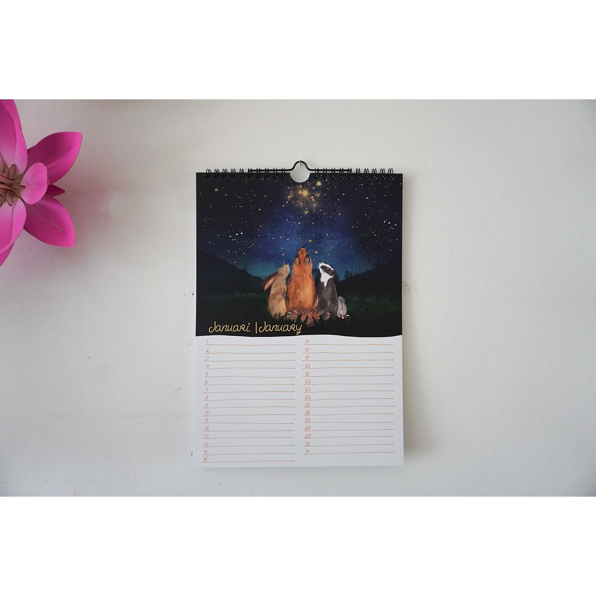 Calendar Bosdieren