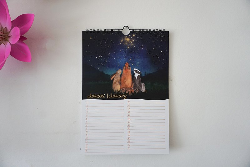 Calendar Bosdieren