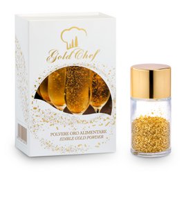 125mg Edible Gold Powder 23kt, salt shaker