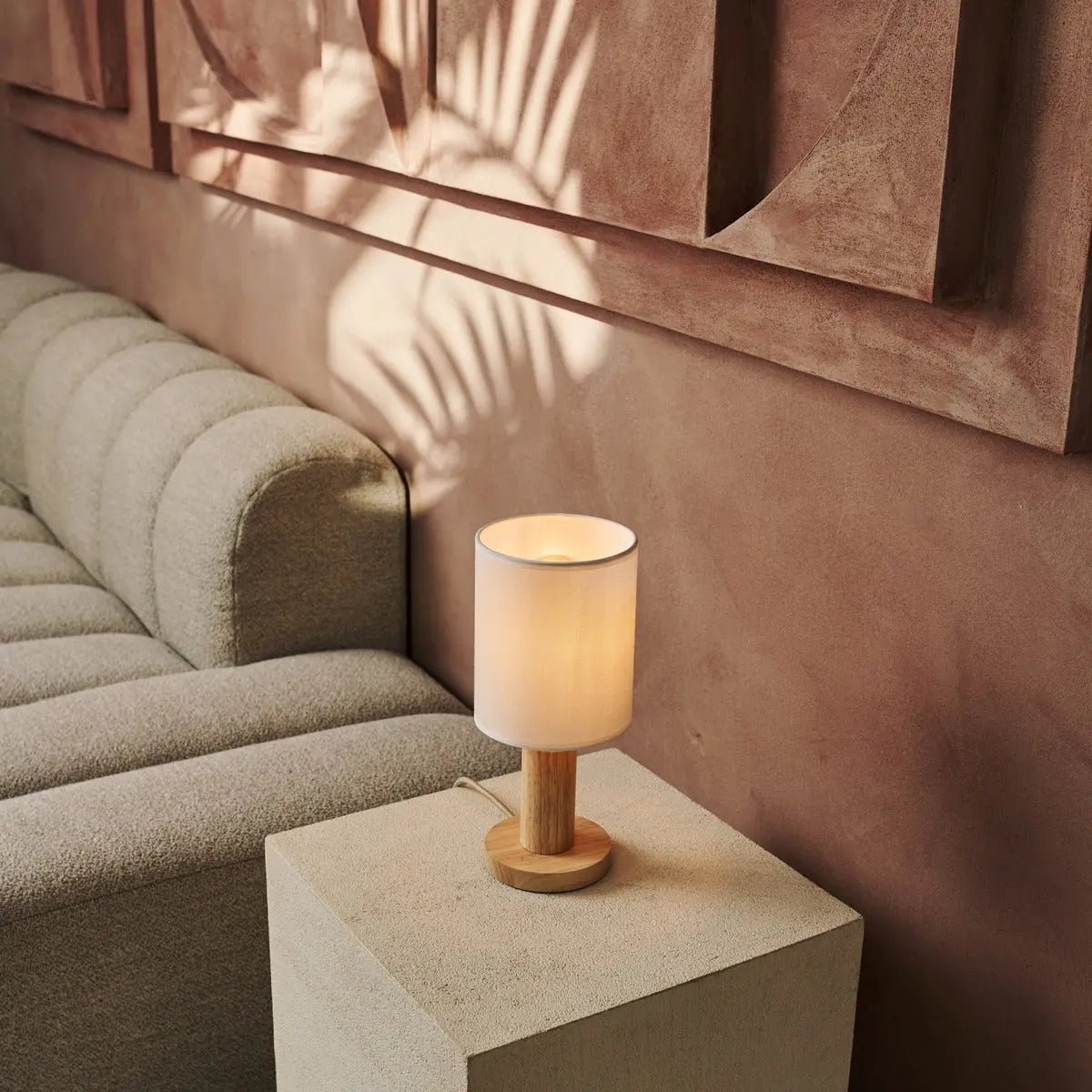 Lampada Boris marrone chiaro