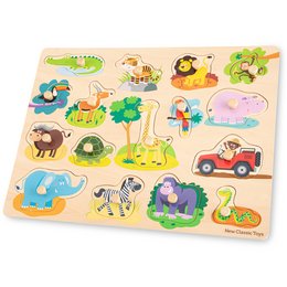 Knopf Puzzle - Safari - groß