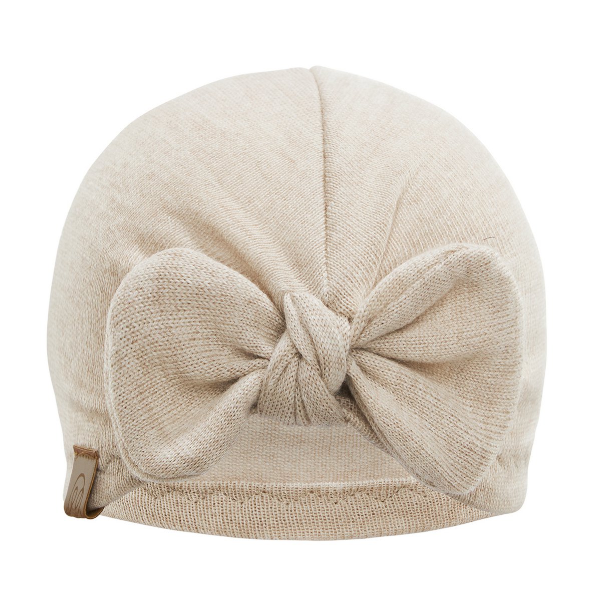 Merino baby turban - beige