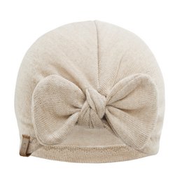 Merino baby turban - beige