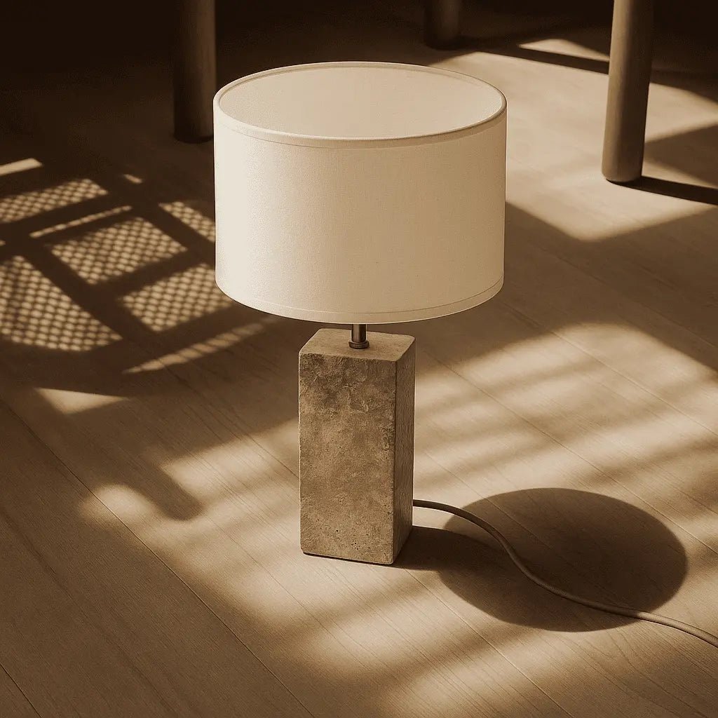 Lampada in travertino Rosie