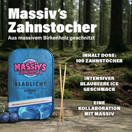 Massivs tandstikkere - visning af 10 stk