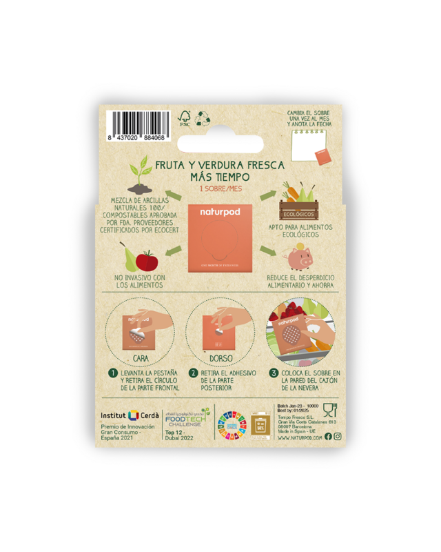 Naturpod 1 month SPANISH pack
