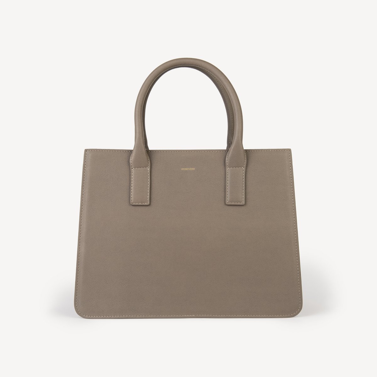 Borsa a mano in pelle di mela vegana - Taupe