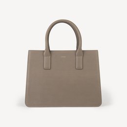 Vegan Apple Skin Handbag - Taupe