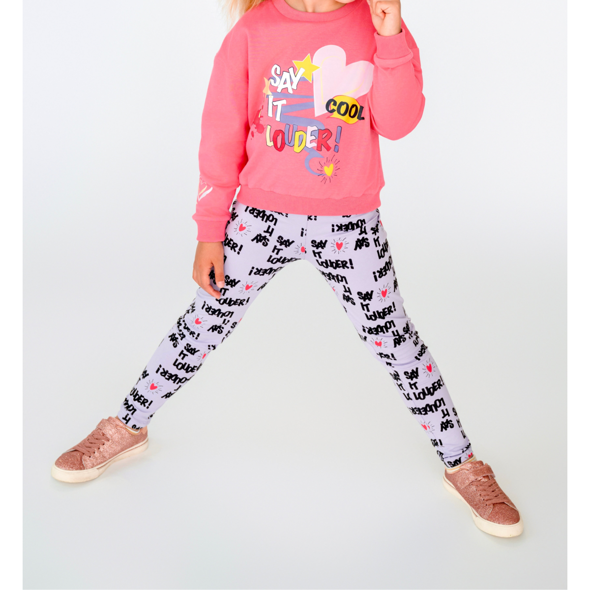Lea Luxe Legging pastel lila
