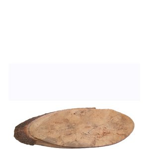 Wooden discs oval, 24-28cm, bag of 10 pieces, nat