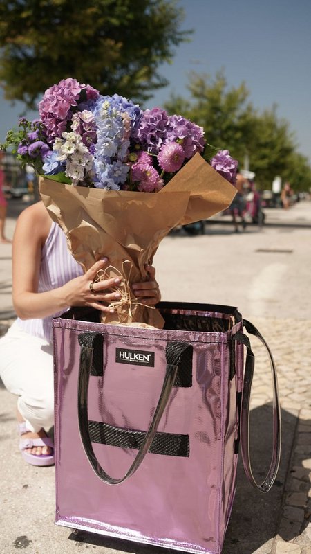 Hulkenbag Medium Lilac mit integriertem Bezug
