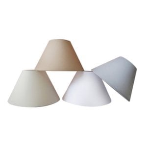 Lampenschirm "CAUSIA" für Tischleuchten D:20cm weiß
