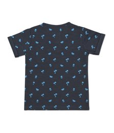 Camiseta Bebé "Noches Azules" (Estampado Tiburón/Pez)