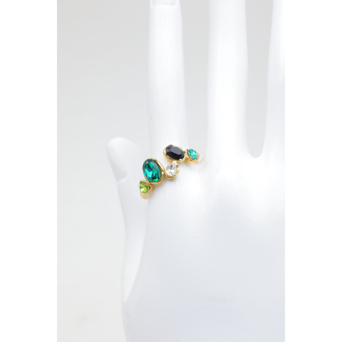 Bunter Edelstahlring Einheitsgröße 18 mm (56-57)