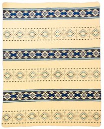Ecuadorian alpaca blanket | native blanket | Cotopaxi Blue