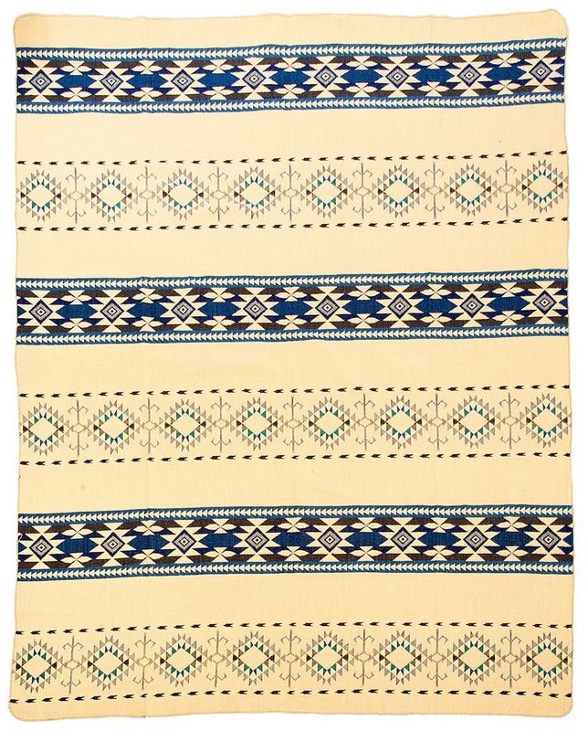 Ecuadorian alpaca blanket | native blanket | Cotopaxi Blue