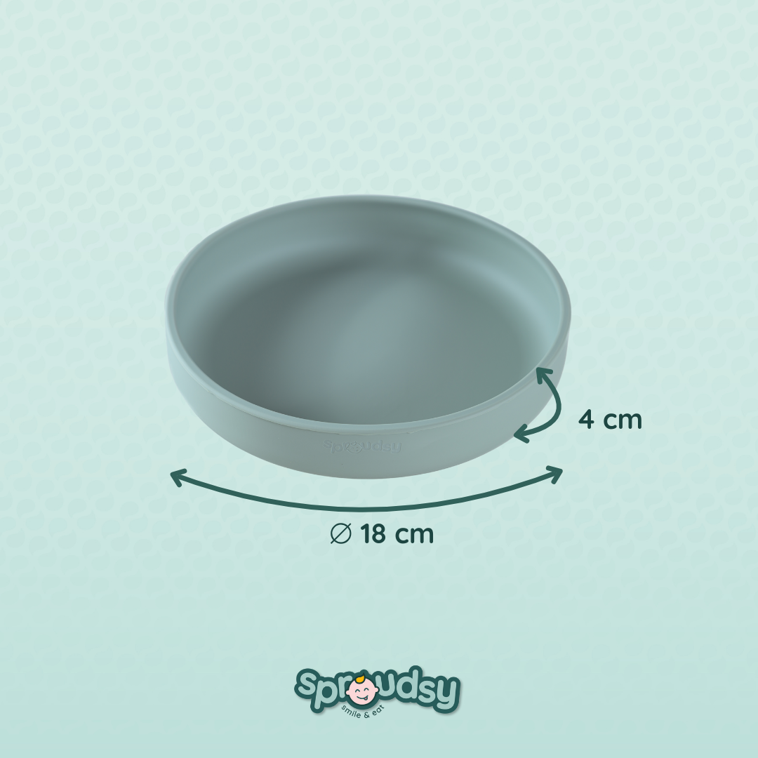 Baby plate with suction cup – Serene