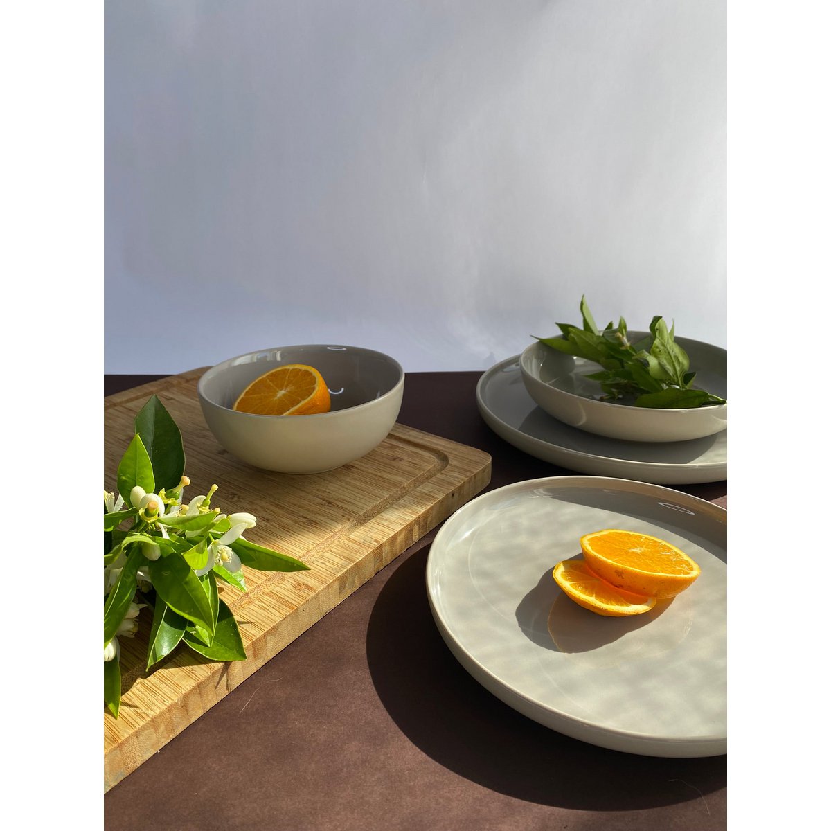 Elements Silver Sand Dinner Plate