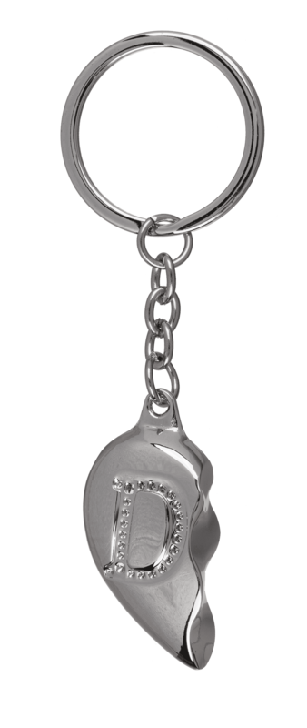 Metal Keychain, Broken Heart,