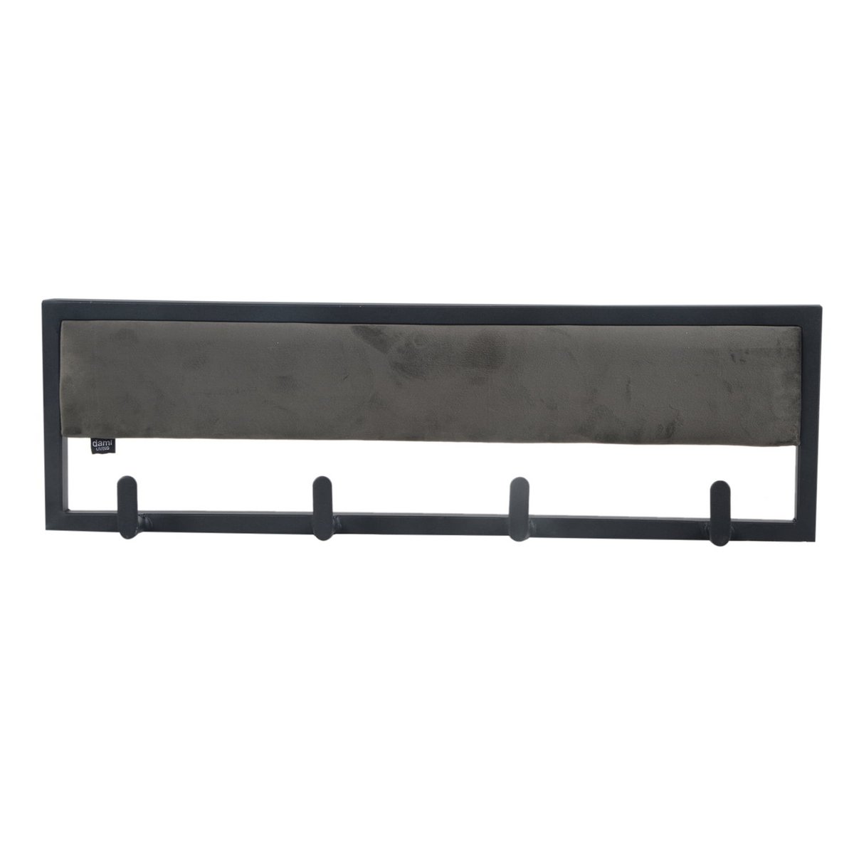 Płaszcz ścienny metalowy o wyglądzie aksamitu lub skóry - aksamitnoszary, 60 cm