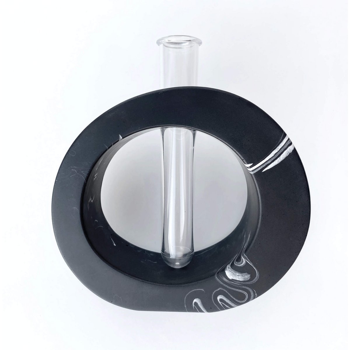 Jesmonite Round Stem Vase 12.5cm