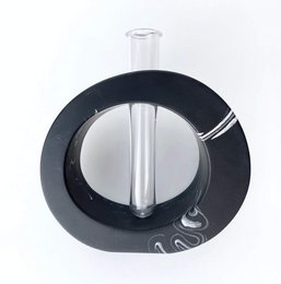 Jesmonit-Vase mit rundem Stiel, 12,5 cm