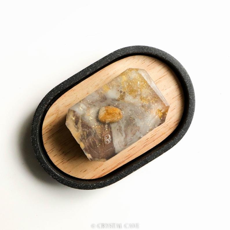 Gemstone Soap - Warm Sands - Yellow Jasper