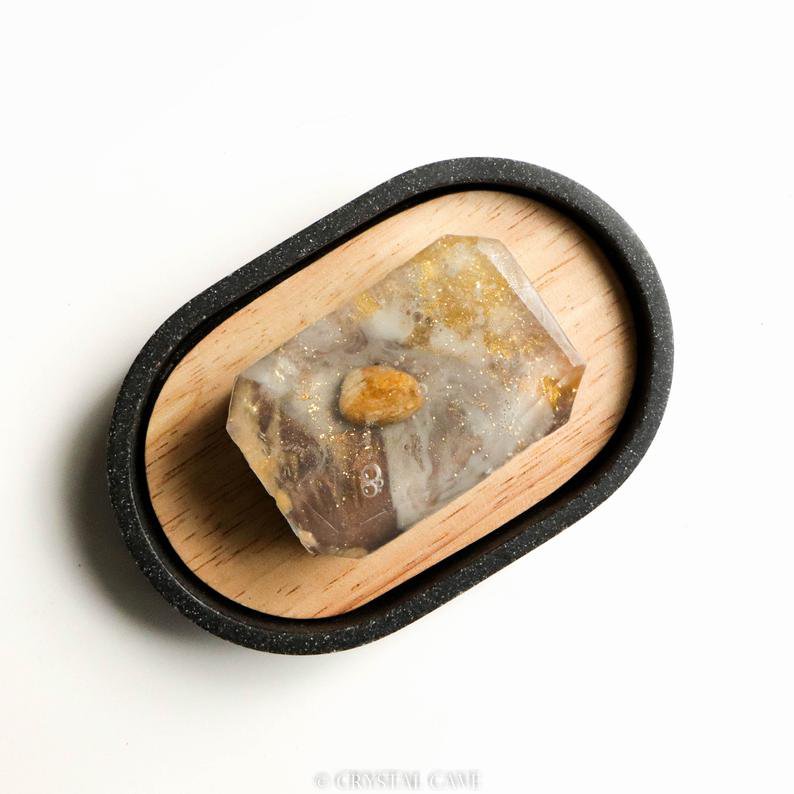 Jabón de piedras preciosas - Warm Sands - Yellow Jasper