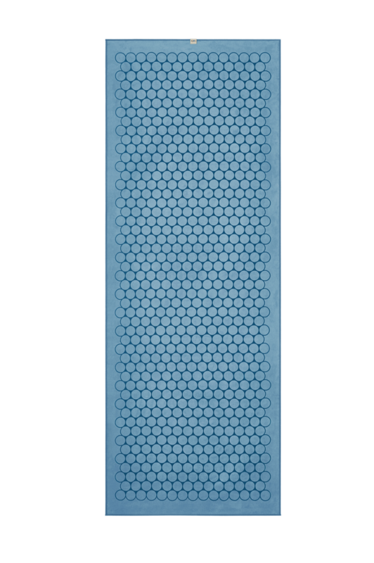 Gecko Touch Yoga håndklæde - Ocean Blue