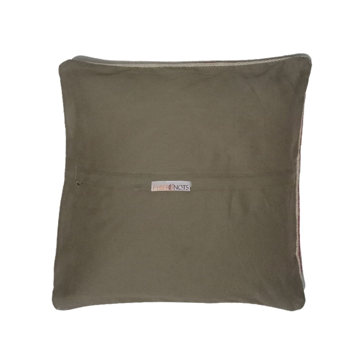 Embroidered Woolen Cinereous Cushion Covers