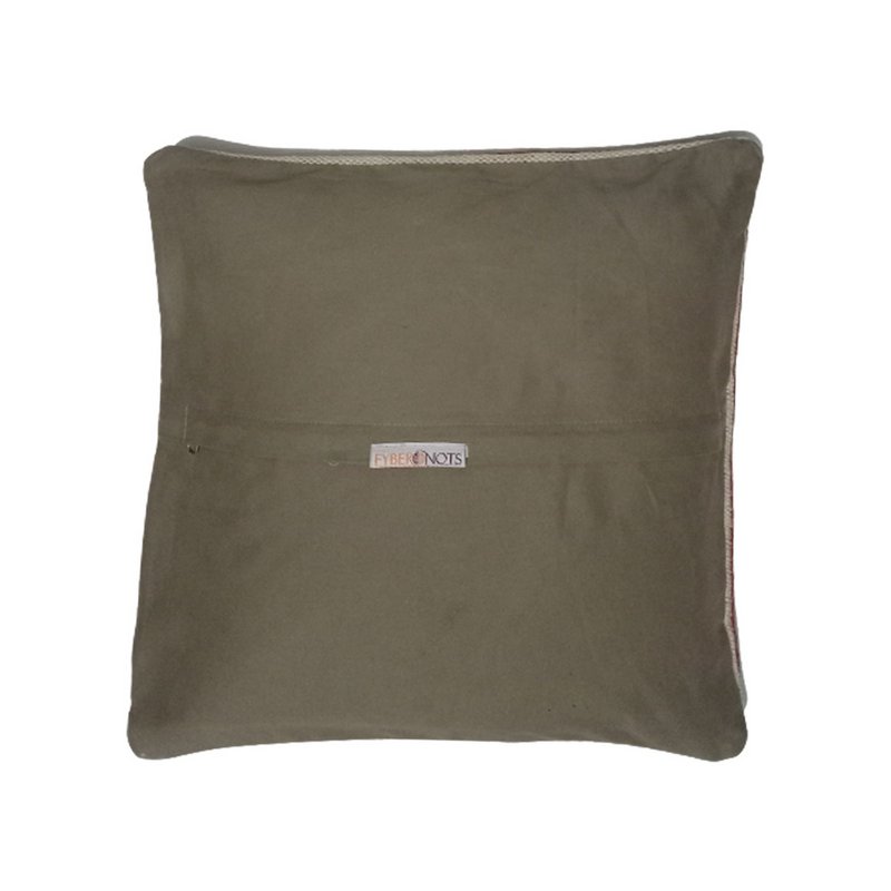 Embroidered Woolen Cinereous Cushion Covers