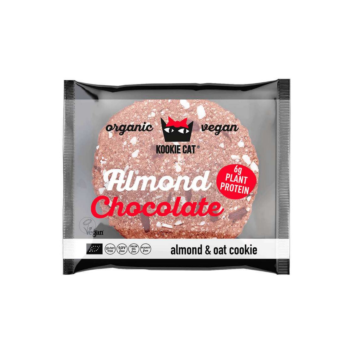 Protein Dark Chocolate Cookie, organic, Kookie Cat, 50g
