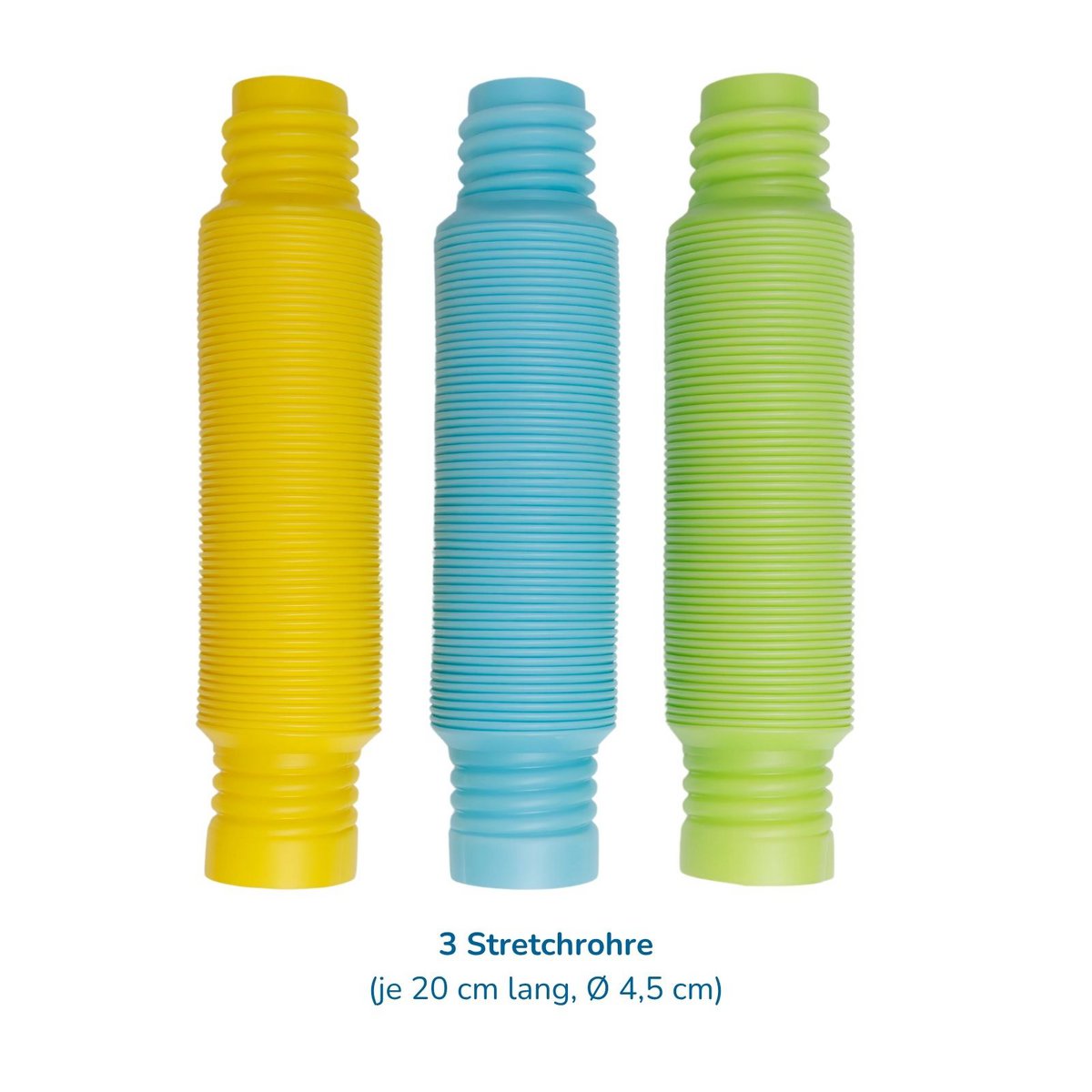 Flexi Tubes, set van 3 stretchtubes, Ø 4,5 cm