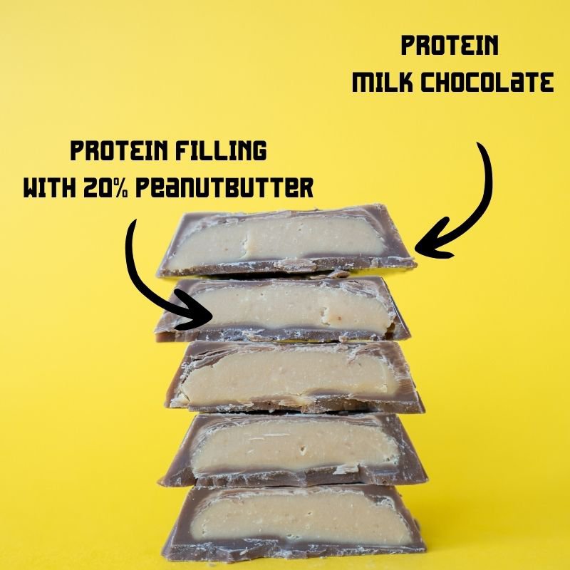 Proteïne Melkchocolade Pindakaasbeker
