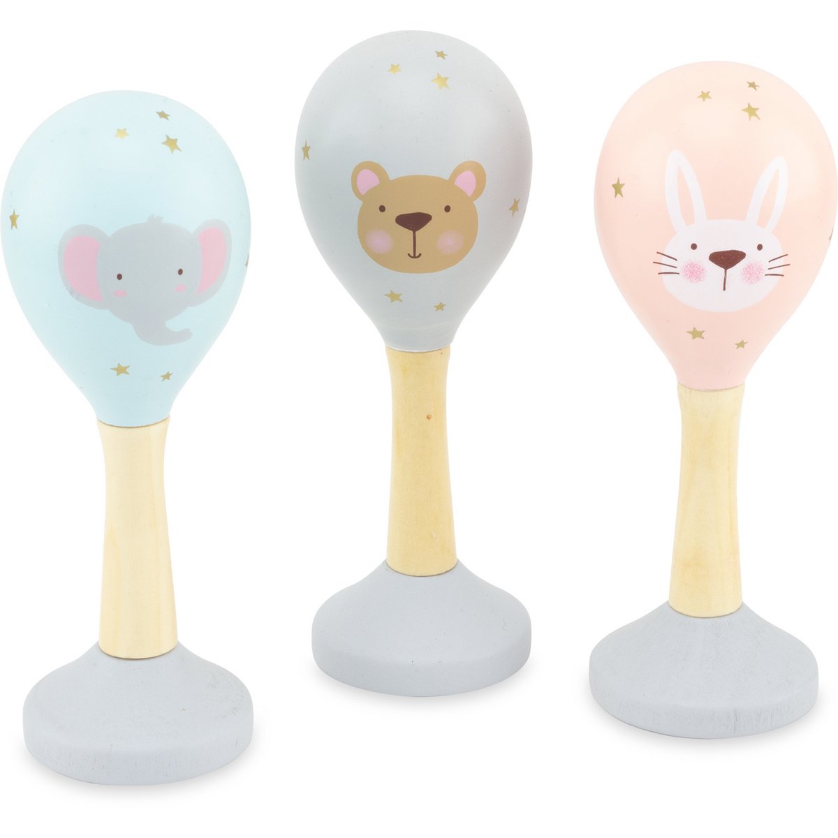 MARACAS: PASTELKLEUREN (set van 12)