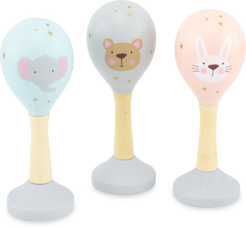 MARACAS: PASTEL COLORS (set of 12)