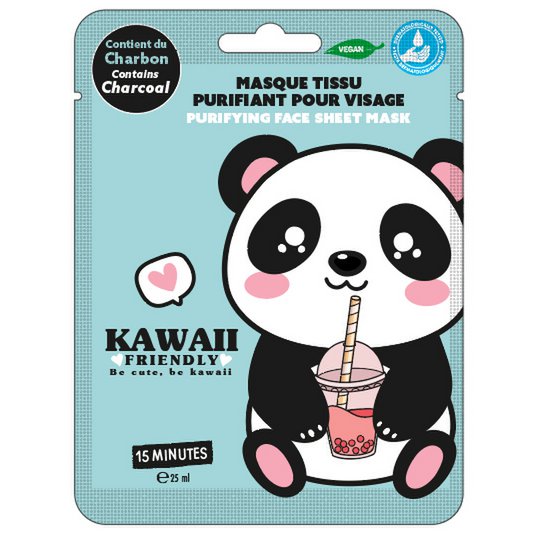 Kawaii friendly purifying fabric fabric mask