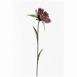 FLEUR D'HIBISCUS EN MÉTAL VIOLET
