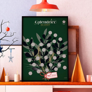 Rubbel-Adventskalender für Paare (französische Version)
