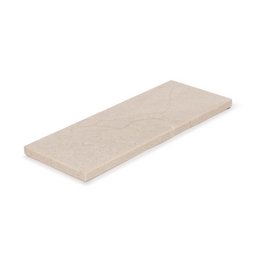 Marmorbakke rektangel S beige 10x25cm