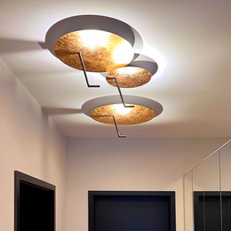Lámpara LED de pared y techo Hook