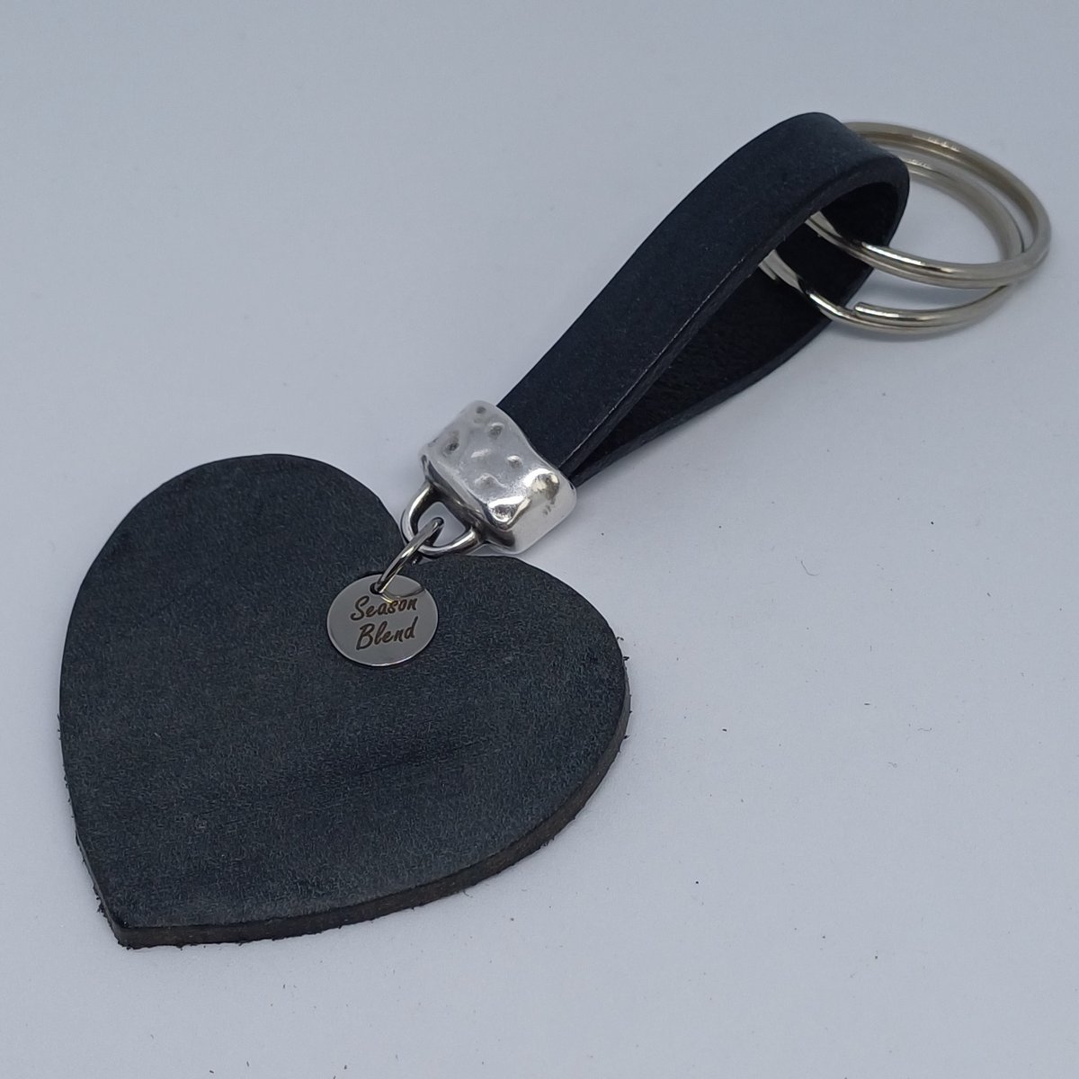 Sleutelhanger leren hart