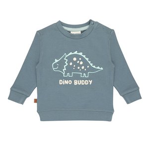 Dino Buddy Pullover Kinder | Goblinblau