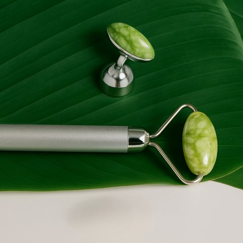 Electric Face Roller – Aventurine – Face Lifting Beauty Ritual – Massage Roller