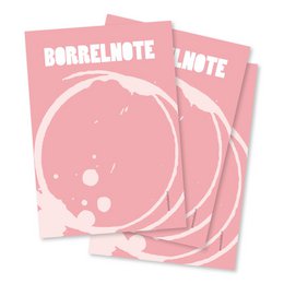 Notitieblokje A6 Borrelnote