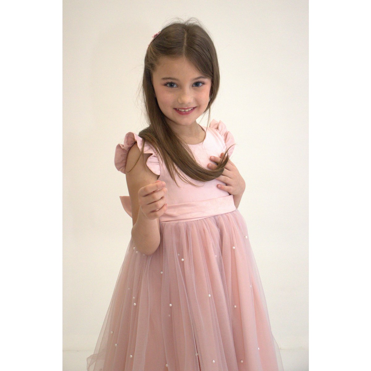 ALICE ceremony dress - Pink - Size: 150 cm (9/10 years)