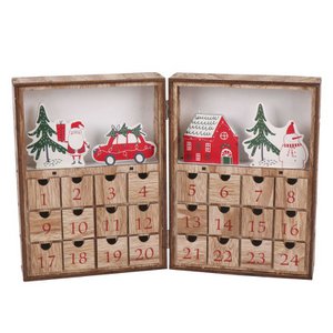 CHRISTMAS - ADVENT CALENDAR WOODEN DRAWERS HH2915294