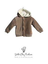 Little Chiq Baby-Teddymantel – gefüttert und warm – exklusive Babymode