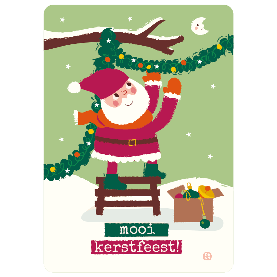 christmas postcards (dutch)